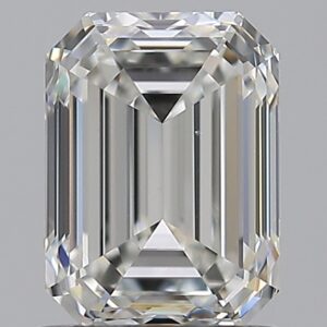 1.2 carat, G colour, VS1 clarity, Emerald shape, Natural Diamond.