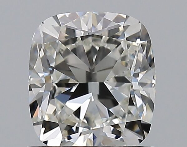 1 carat, H colour, VS2 clarity, Cushion shape, Natural Diamond.