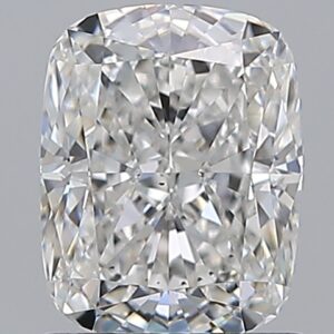1.51 carat, F colour, VS2 clarity, Cushion shape, Natural Diamond.