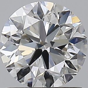 1.01 carat, G colour, SI1 clarity, Round shape, Natural Diamond.