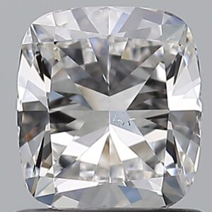 0.96 carat, E colour, VS2 clarity, Cushion shape, Natural Diamond.