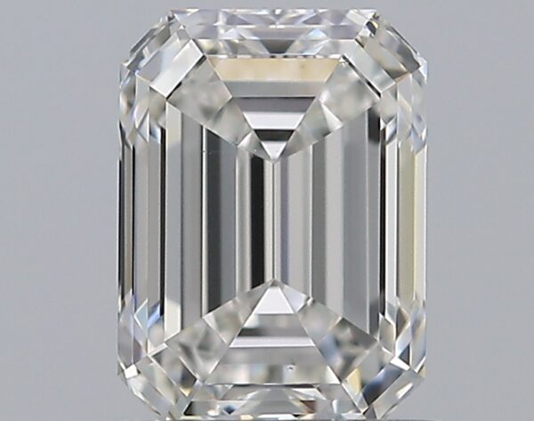 1 carat, G colour, VS2 clarity, Emerald shape, Natural Diamond.
