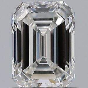 1.02 carat, F colour, VS1 clarity, Emerald shape, Natural Diamond.