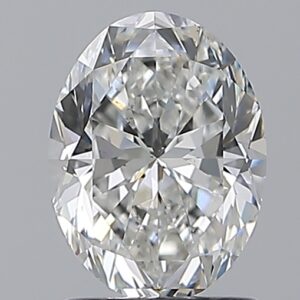 1.51 carat, F colour, VS2 clarity, Oval shape, Natural Diamond.
