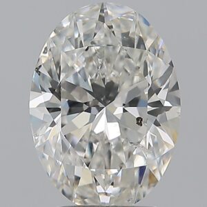3.01 carat, G colour, SI2 clarity, Oval shape, Natural Diamond.