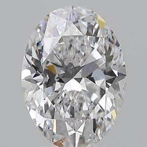 1.5 carat, D colour, SI1 clarity, Oval shape, Natural Diamond.