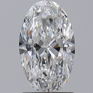 1.5 carat, E colour, SI1 clarity, Oval shape, Natural Diamond.