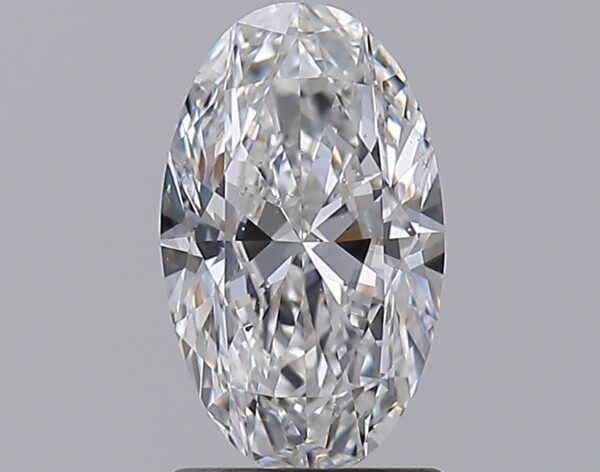 1.5 carat, E colour, SI1 clarity, Oval shape, Natural Diamond.