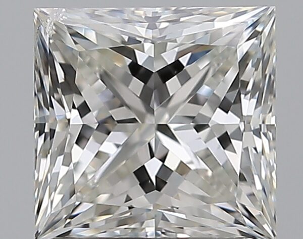 1.51 carat, H colour, SI2 clarity, Princess shape, Natural Diamond.