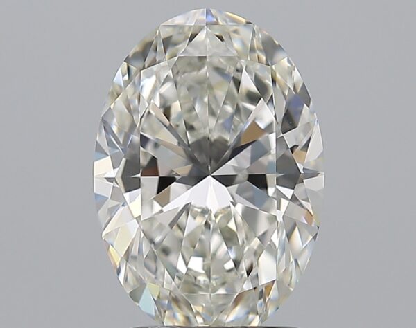 2.01 carat, H colour, IF clarity, Oval shape, Natural Diamond.