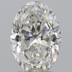 2.01 carat, H colour, VS2 clarity, Oval shape, Natural Diamond.