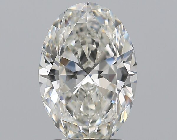 2.01 carat, H colour, VS2 clarity, Oval shape, Natural Diamond.