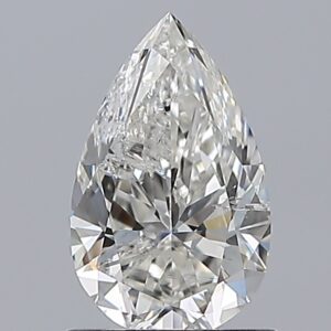 1.02 carat, G colour, SI2 clarity, Pear shape, Natural Diamond.