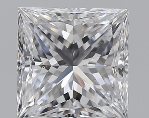 1.51 carat, D colour, SI1 clarity, Princess shape, Natural Diamond.