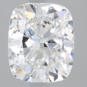 1.69 carat, E colour, VVS2 clarity, Cushion shape, Lab Grown Diamond.