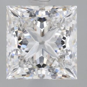 1.72 carat, G colour, VS1 clarity, Princess shape, Lab Grown Diamond.