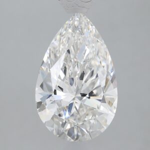 1.68 carat, F colour, VS1 clarity, Pear shape, Lab Grown Diamond.