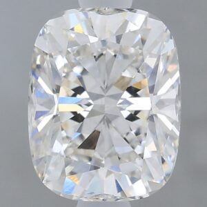 1.66 carat, G colour, VS2 clarity, Cushion shape, Lab Grown Diamond.