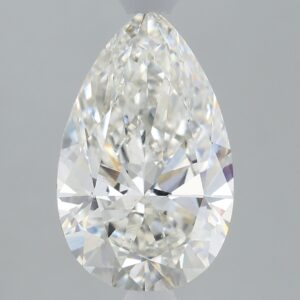 2.19 carat, G colour, VS2 clarity, Pear shape, Lab Grown Diamond.