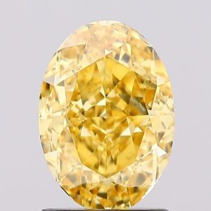1.52 carat,  colour, VS1 clarity, Oval shape, Lab Grown Diamond.