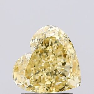 1.54 carat,  colour, VS1 clarity, Heart shape, Lab Grown Diamond.