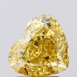 2.02 carat,  colour, VVS2 clarity, Heart shape, Lab Grown Diamond.