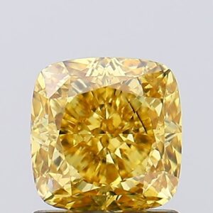 1.25 carat,  colour, SI1 clarity, Cushion shape, Lab Grown Diamond.