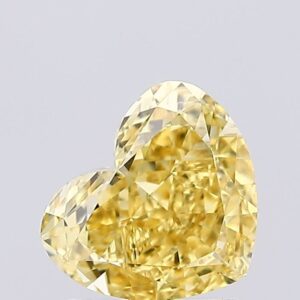 1.37 carat,  colour, VVS2 clarity, Heart shape, Lab Grown Diamond.