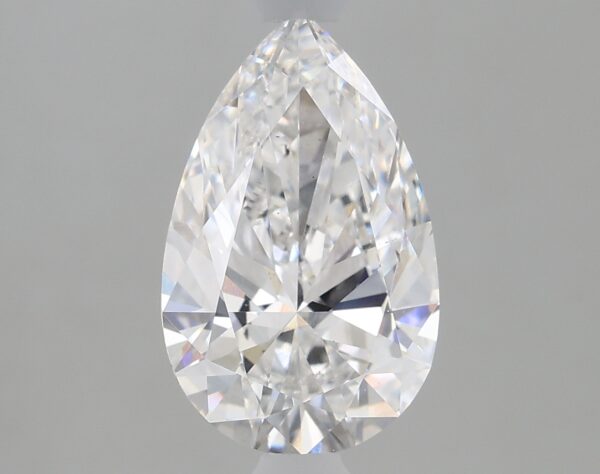 1.65 carat, E colour, VS1 clarity, Pear shape, Lab Grown Diamond.