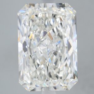 6.89 carat, G colour, VS2 clarity, Radiant shape, Lab Grown Diamond.