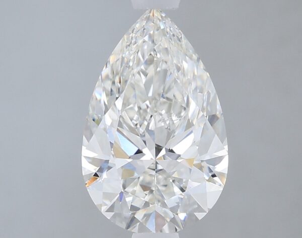 1.42 carat, G colour, VS2 clarity, Pear shape, Lab Grown Diamond.