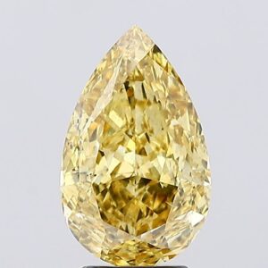 3.58 carat,  colour, SI1 clarity, Pear shape, Lab Grown Diamond.