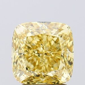 2.52 carat,  colour, VS1 clarity, Cushion shape, Lab Grown Diamond.