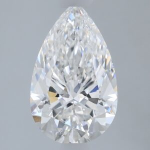 1.64 carat, E colour, VS1 clarity, Pear shape, Lab Grown Diamond.