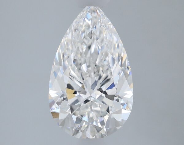 1.64 carat, E colour, VS1 clarity, Pear shape, Lab Grown Diamond.