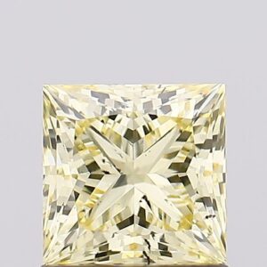 1.16 carat,  colour, SI1 clarity, Princess shape, Lab Grown Diamond.