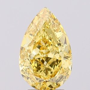 2.93 carat,  colour, VS2 clarity, Pear shape, Lab Grown Diamond.