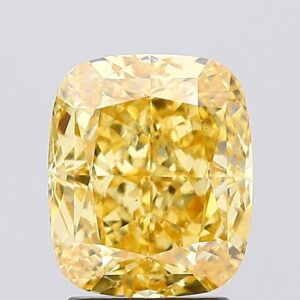 2.77 carat,  colour, VS1 clarity, Cushion shape, Lab Grown Diamond.