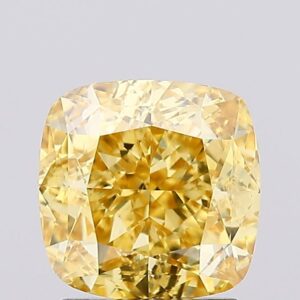 2 carat,  colour, VVS2 clarity, Cushion shape, Lab Grown Diamond.
