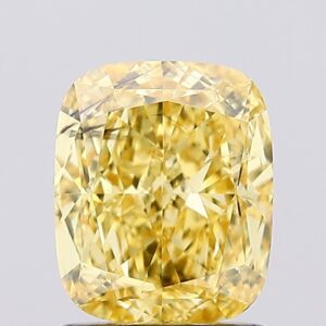 1.42 carat,  colour, SI1 clarity, Cushion shape, Lab Grown Diamond.