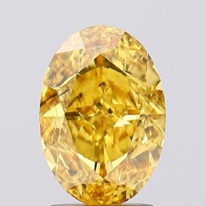 2 carat,  colour, SI1 clarity, Oval shape, Lab Grown Diamond.