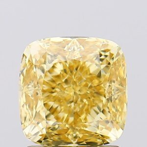1.68 carat,  colour, VS1 clarity, Cushion shape, Lab Grown Diamond.