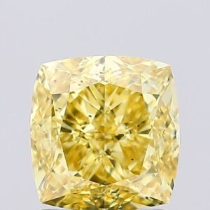 1.77 carat,  colour, VS2 clarity, Cushion shape, Lab Grown Diamond.