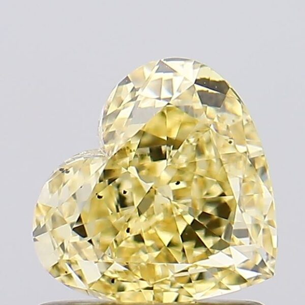 1.01 carat,  colour, SI1 clarity, Heart shape, Lab Grown Diamond.