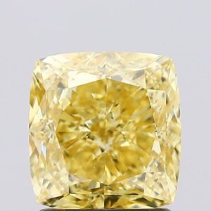 1.73 carat,  colour, VS1 clarity, Cushion shape, Lab Grown Diamond.