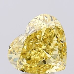 3.23 carat,  colour, SI1 clarity, Heart shape, Lab Grown Diamond.