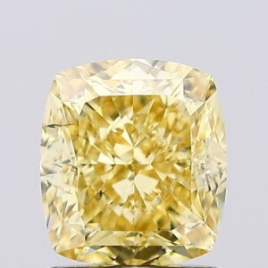 1.51 carat,  colour, VS2 clarity, Cushion shape, Lab Grown Diamond.