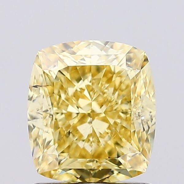 1.51 carat,  colour, VS2 clarity, Cushion shape, Lab Grown Diamond.