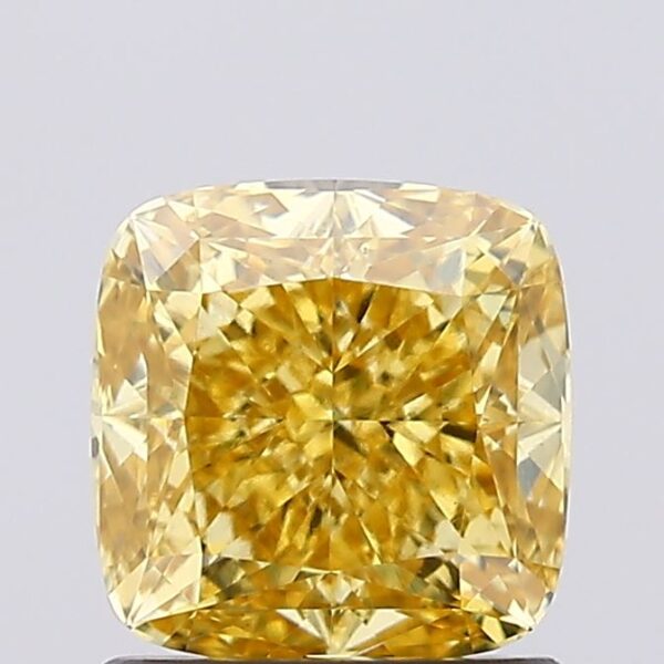 1.21 carat,  colour, VS1 clarity, Cushion shape, Lab Grown Diamond.