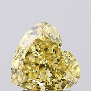 1.71 carat,  colour, VS1 clarity, Heart shape, Lab Grown Diamond.